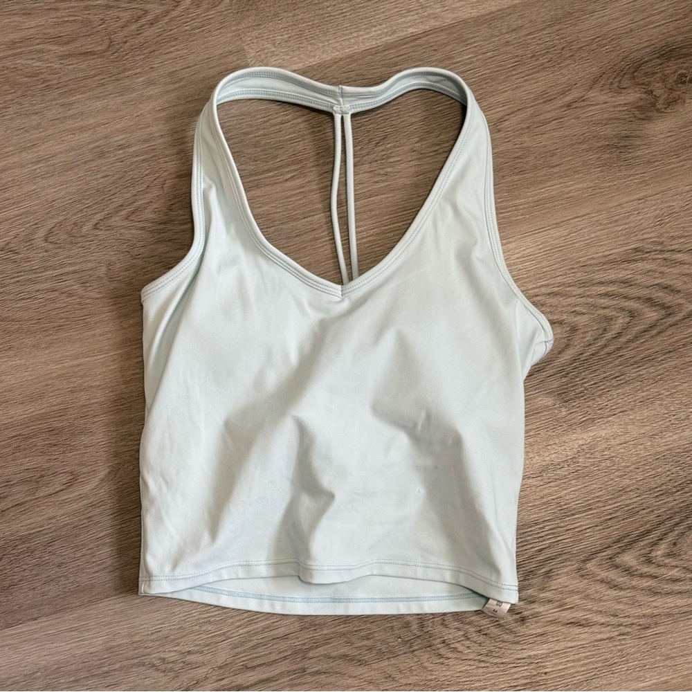CSB Form Jemma Halter Top Powder Blue